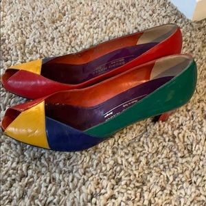 Multi colored Bruno Magli heels